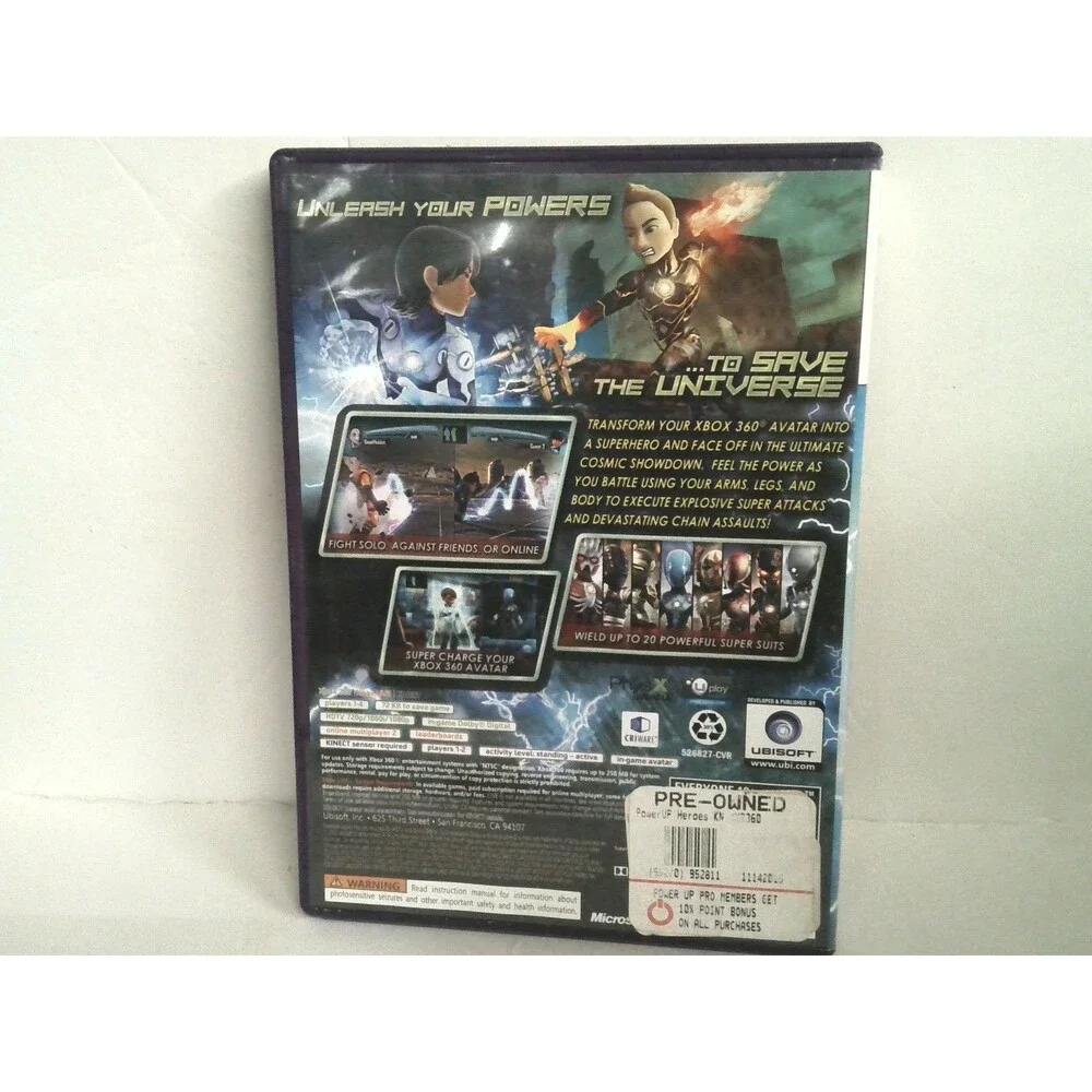 Powerup Heroes Xbox360 CIB